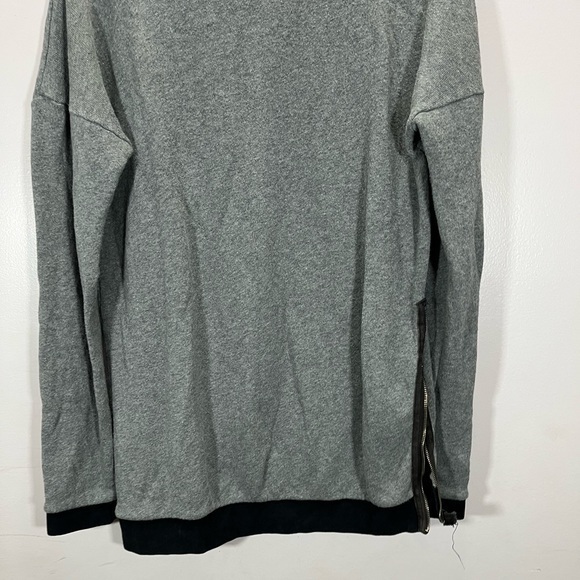 Vans Women’s Grey Black Fangs Rawr Graphic Design Pullover Sweatshirt - Picture 7 of 11